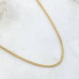 Cadena China 2.5gr / 50cm / +1 Oro 18K -