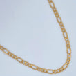 Cadena Figaro 8.95gr / 60.5cm / 4mm Oro Amarillo +1 18K $