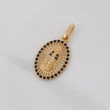 Dije Medalla Virgen Guadalupe 1.65g / 2.5cm Oro Amarillo 18K