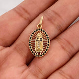 Dije Medalla Virgen Guadalupe 1.65g / 2.5cm Oro Amarillo 18K