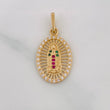 Dije Medalla Virgen Guadalupe 1.65g / 2.5cm Oro Amarillo 18K