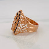 Anillo Virgen Guadalupe 7.95g / T10 1/2 Oro Rosa 18K