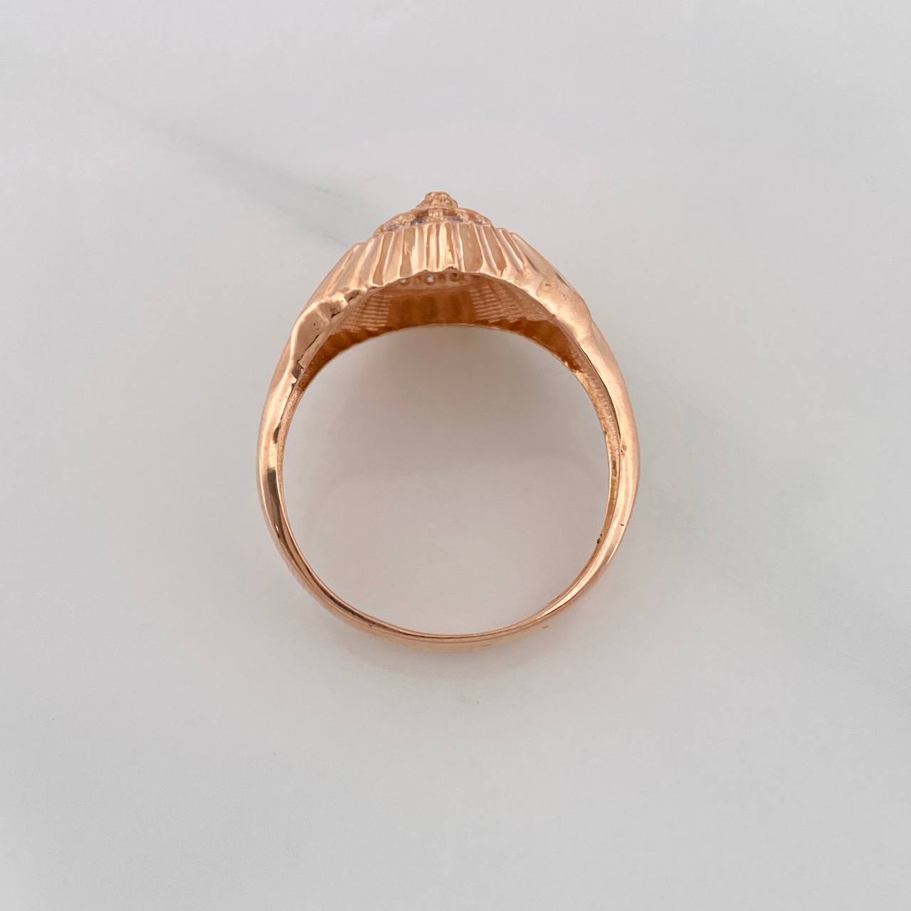 Anillo Virgen Guadalupe 4.55g / T6 1/2 Oro Rosa 18K