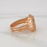 Anillo Virgen Guadalupe 4.15g / T6 1/2 Oro Rosa 18K
