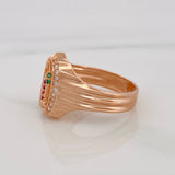 Anillo Virgen Guadalupe 4.15g / T6 1/2 Oro Rosa 18K