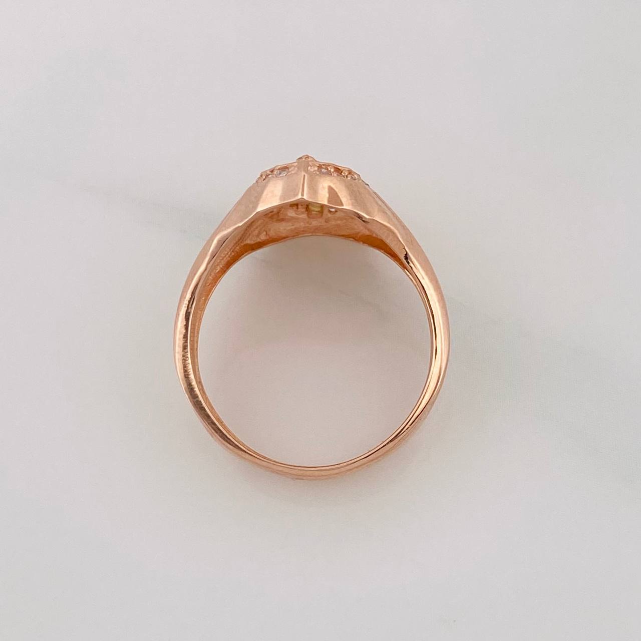 Anillo Virgen Guadalupe 4.15g / T6 1/2 Oro Rosa 18K