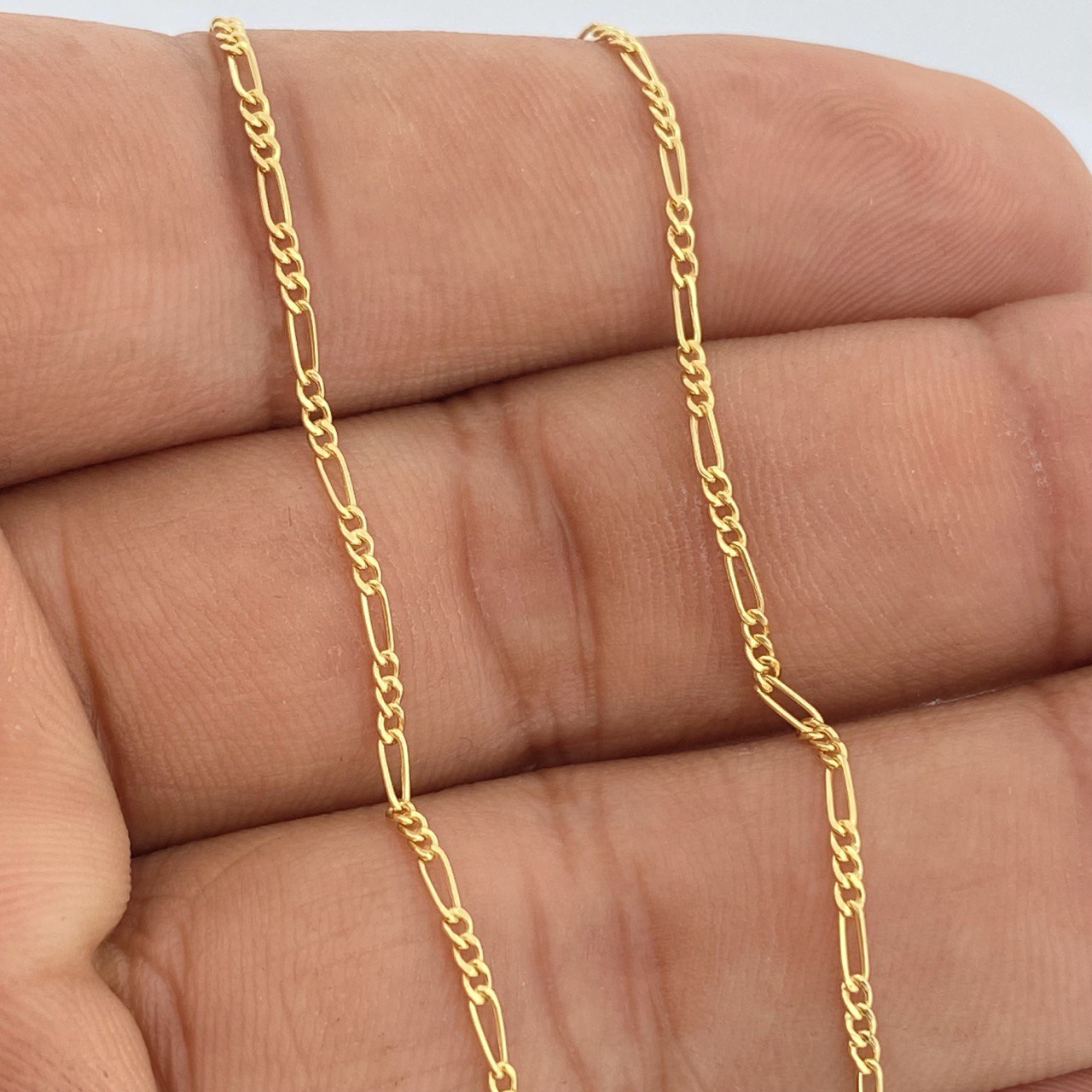 Cadena Figaro 1.7gr / 60.1cm / Oro Amarillo +1 18K %