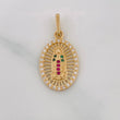 Dije Medalla Virgen Guadalupe 1.6g / 2.4cm Oro Amarillo 18K