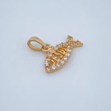 Dije Pez Jesus 0.65gr / 1.3cm / Oro Amarillo 18K &