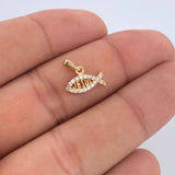 Dije Pez Jesus 0.65gr / 1.3cm / Oro Amarillo 18K &