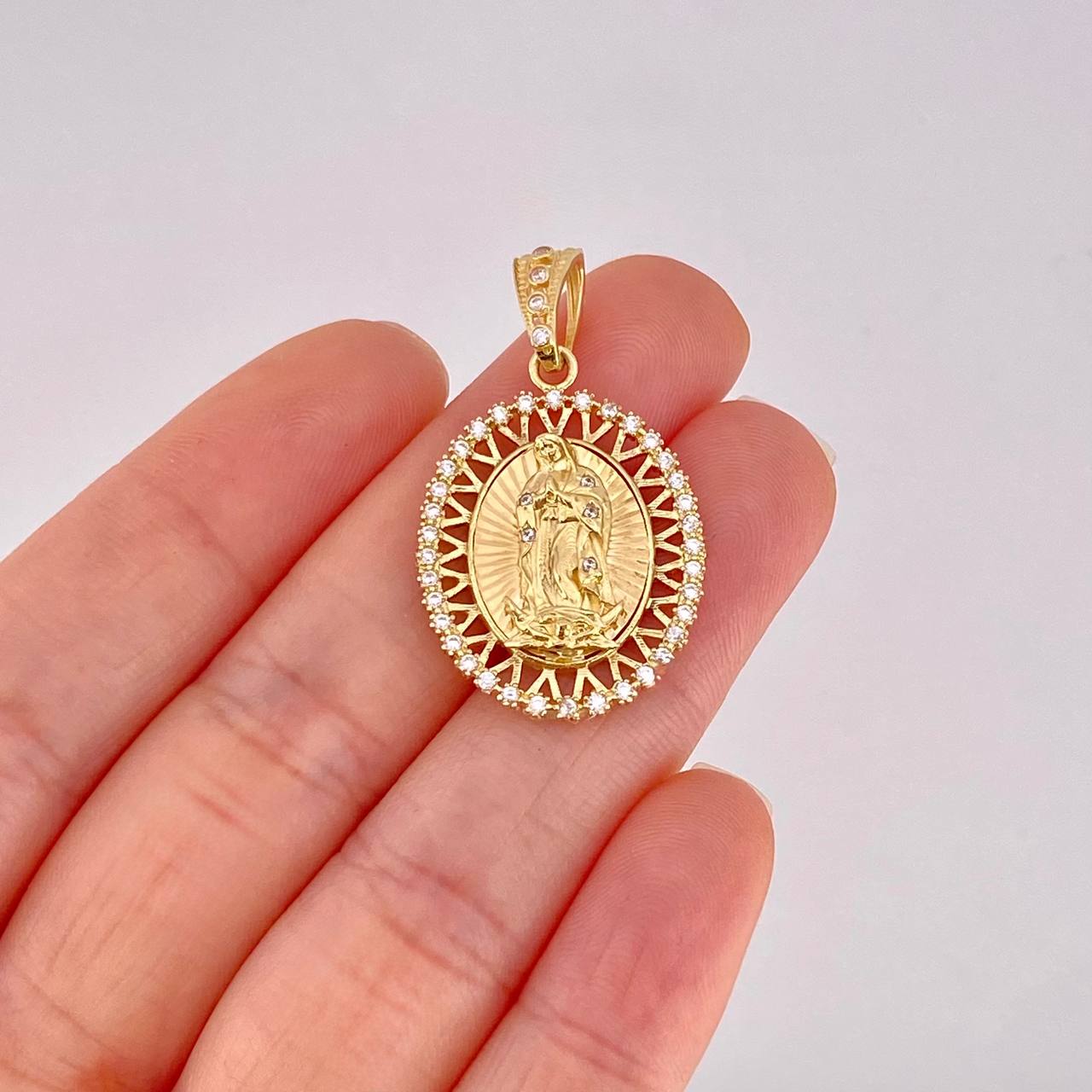 Dije Virgen de Guadalupe 4.65g / 3.5cm Oro Amarillo 18K
