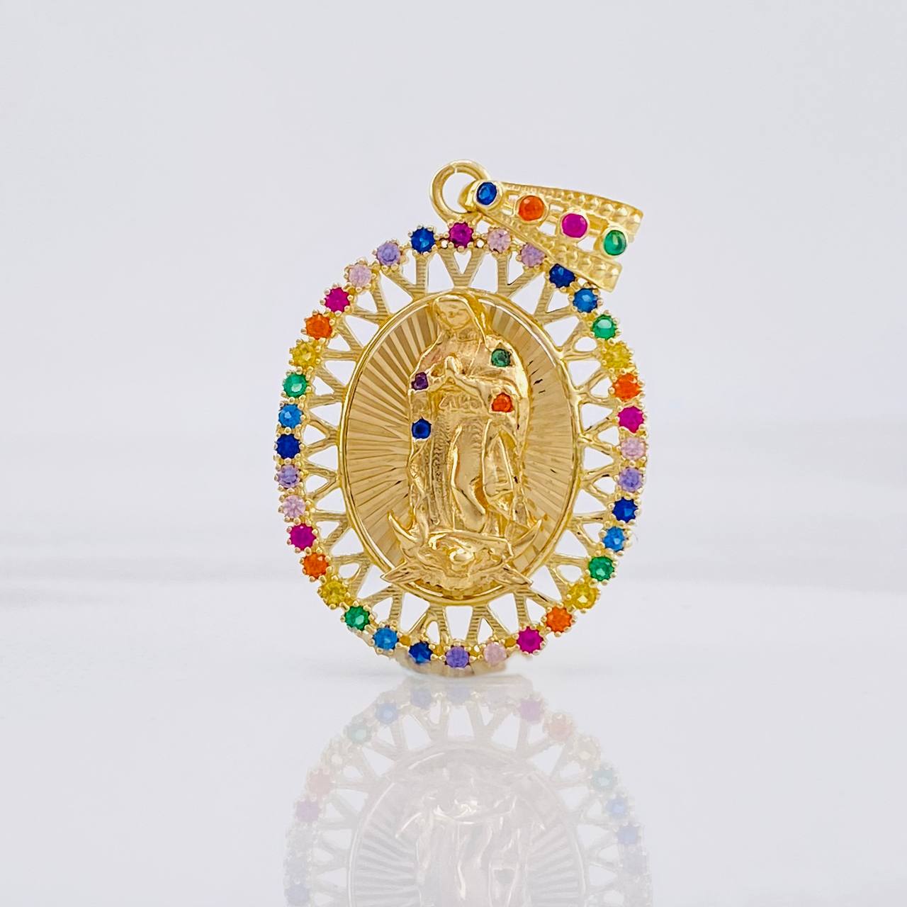 Dije Virgen de Guadalupe 4.6g / 3.5cm Oro Amarillo 18K