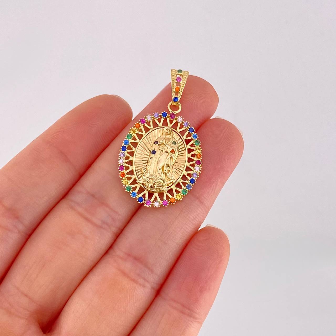 Dije Virgen de Guadalupe 4.65g / 3.5cm Oro Amarillo 18K