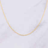 Cadena Singapur 1g / 45cm / 1mm Oro Amarillo 18K