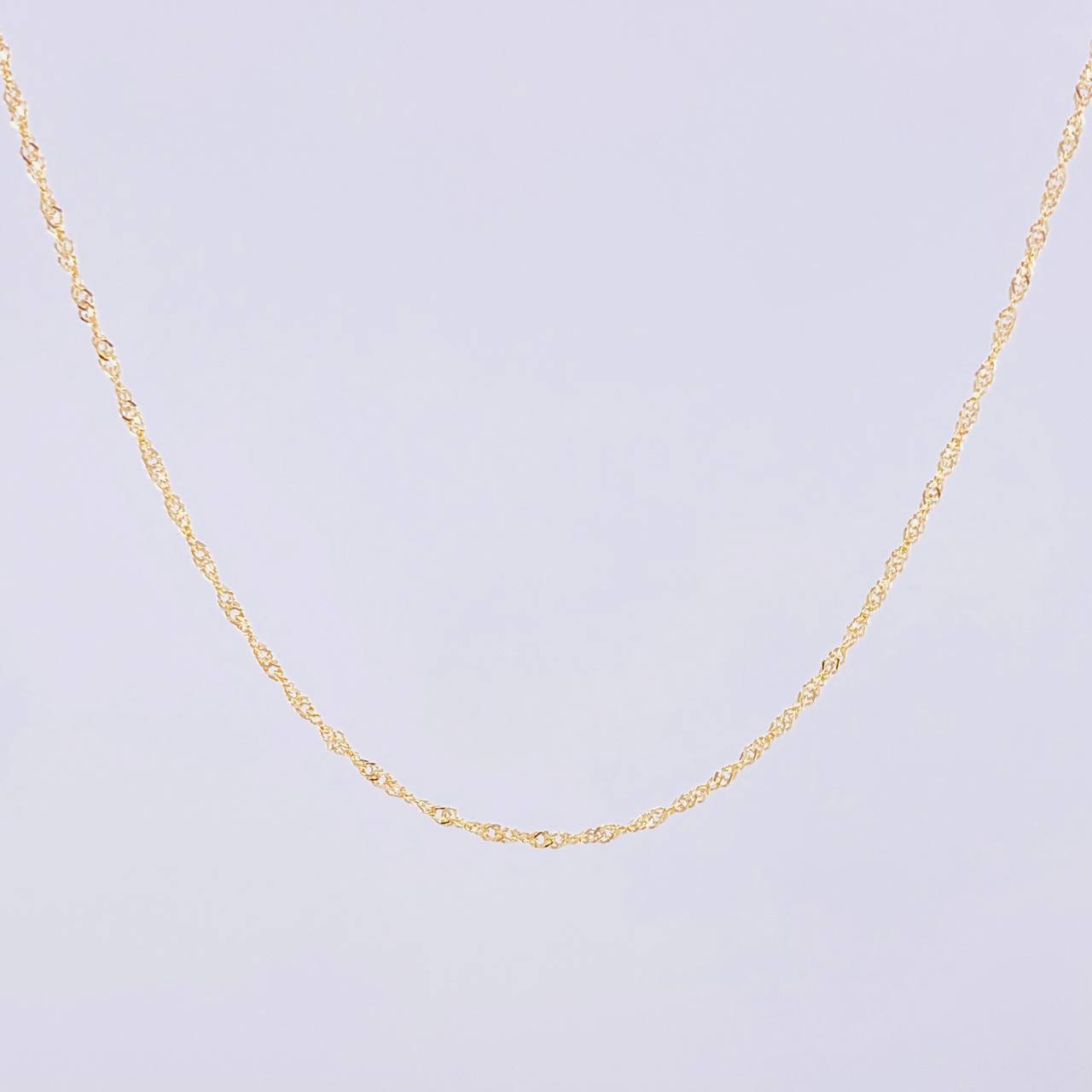 Cadena Singapur 1g / 45cm / 1mm Oro Amarillo 18K