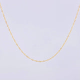 Cadena Singapur 1g / 45cm / 1mm Oro Amarillo 18K