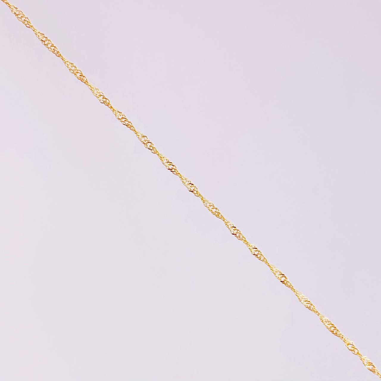 Cadena Singapur 1g / 45cm / 1mm Oro Amarillo 18K
