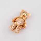 Dije Oso Articulado 8.1g / 2.6cm Oro Rosa 18K
