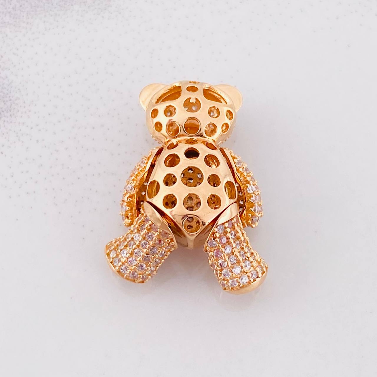 Dije Oso Articulado 8.1g / 2.6cm Oro Rosa 18K