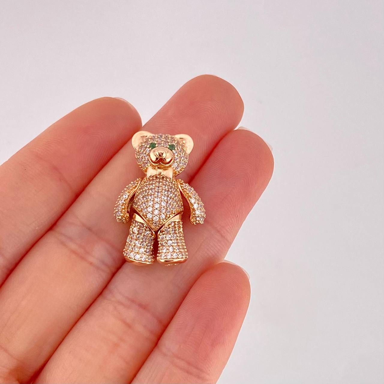 Dije Oso Articulado 8.1g / 2.6cm Oro Rosa 18K