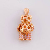 Dije Oso Articulado 3.6g / 2.4cm Oro Rosa 18K