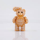 Dije Oso Articulado 3.65g / 2.4cm Oro Rosa 18K