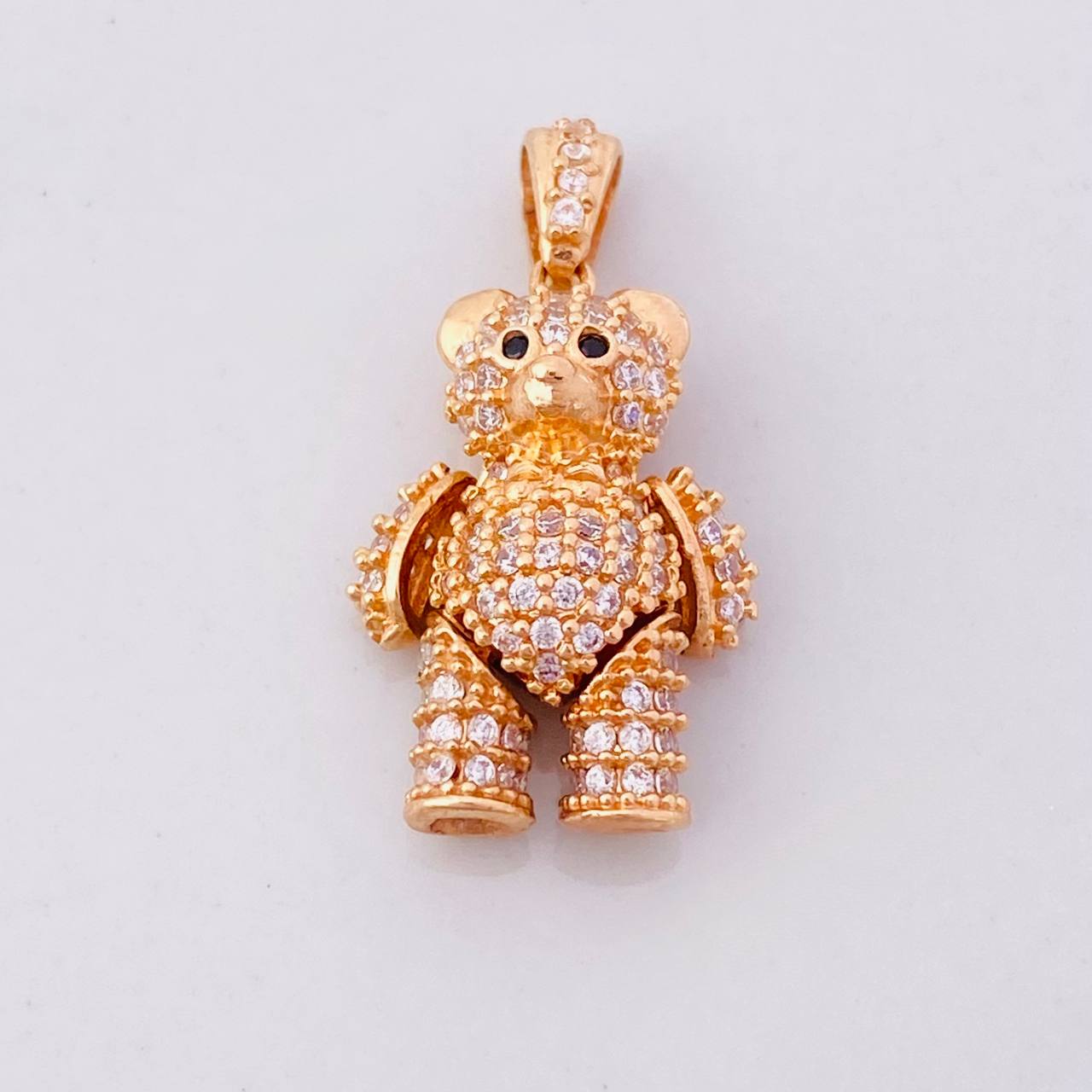 Dije Oso Articulado 3.6g / 2.4cm Oro Rosa 18K
