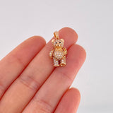 Dije Oso Articulado 3.5g / 2.4cm Oro Rosa 18K