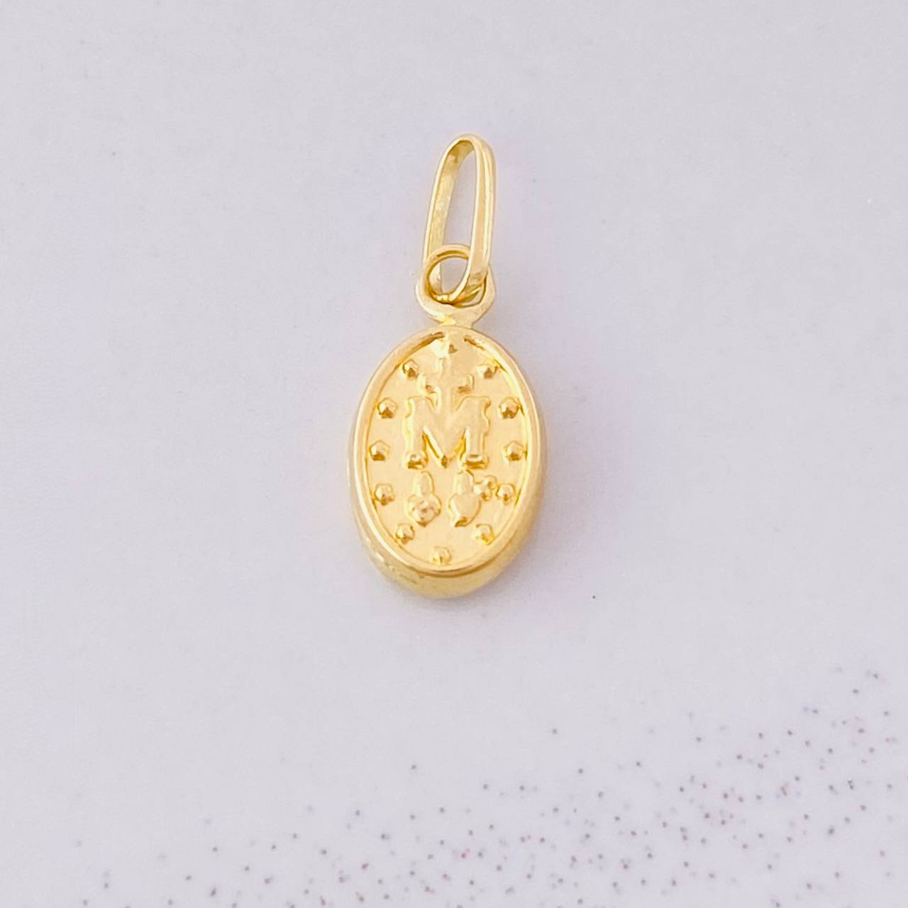 Dije Virgen Milagrosa 0.3g / 1.3cm Oro Amarillo 18K
