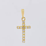Dije Cruz Tupida 1.45g / 2.2cm Oro Amarillo  18K