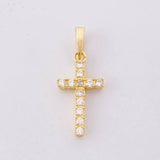 Dije Cruz Tupida 1.45g / 2.2cm Oro Amarillo  18K