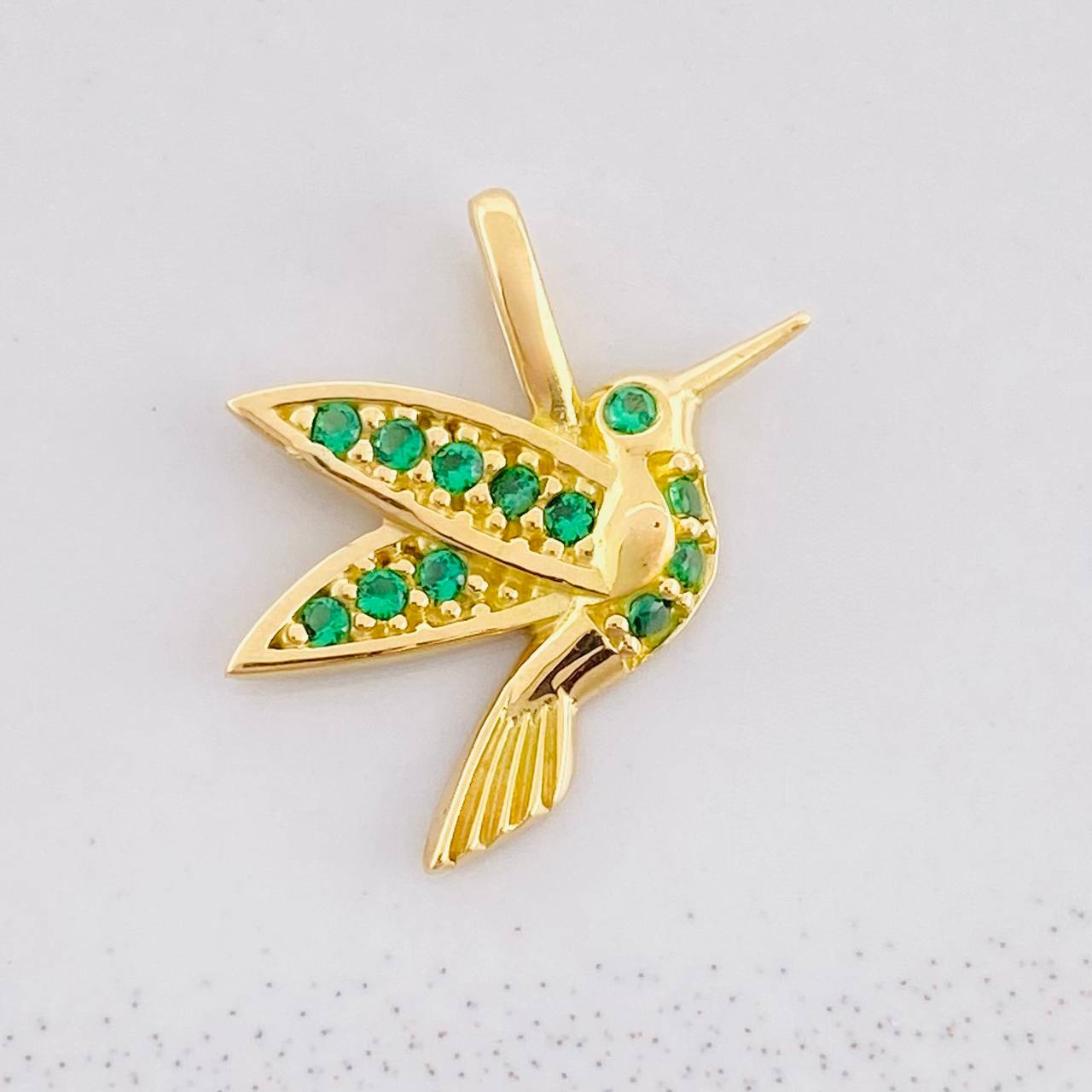 Dije Colibri 1.2g / 1.6cm Oro Amarillo 18K
