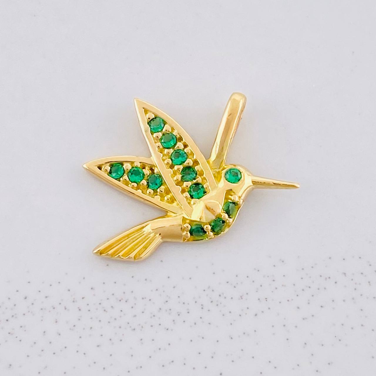 Dije Colibri 1.2g / 1.6cm Oro Amarillo 18K