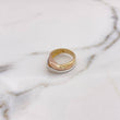 Anillo Alianza 5.2gr / T6 1/2 / Tres Oros 18K $