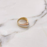 Anillo Alianza 5.2gr / T6 1/2 / Tres Oros 18K $