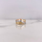 Anillo Alianza 5.2gr / T6 1/2 / Tres Oros 18K $