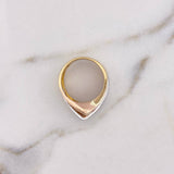 Anillo Alianza 5.2gr / T6 1/2 / Tres Oros 18K $