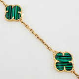 Pulso Cajon Trebol 10.4gr / 21cm / 2.1mm Oro Amarillo 18K