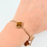 Pulso CajonTrebol 10gr / 18.5cm / 2.2mm Oro Amarillo 18K *