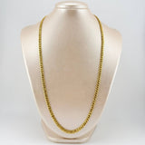 Cadena Cubana Diamantada 20gr / 60cm / 4.8mm Oro Amarillo +1 18K *