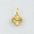 Dije Trebol Dorado 2gr / 1.9cm / Oro Amarillo Nac.Esp. 18K *