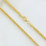 Cadena Franco 4.6gr / 50cm / Oro Amarillo +3 18K