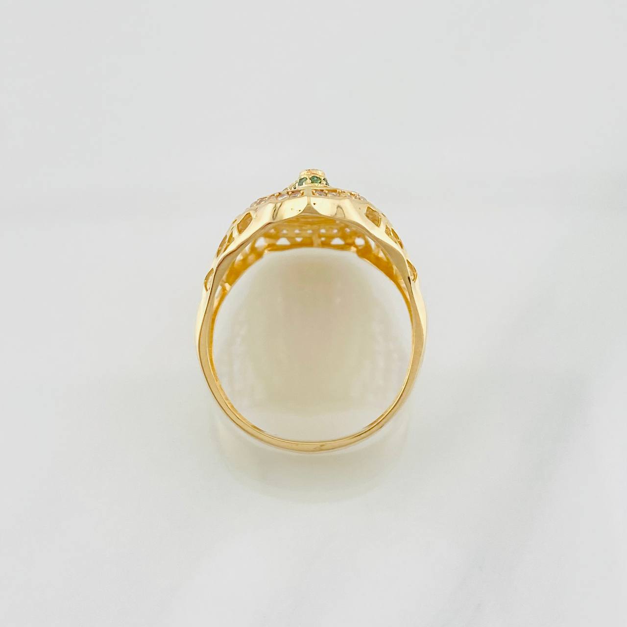 Anillo Virgen de Guadalupe 8.2g / T10 1/4 Oro Amarillo 18K