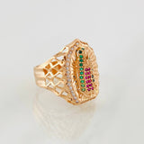 Anillo Virgen Guadalupe 4.9g / T7 1/4 Oro Rosa 18K
