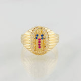 Anillo Virgen de Guadalupe 4.6g / T7 1/4 Oro Amarillo 18K