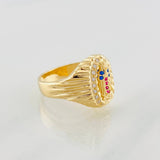 Anillo Virgen de Guadalupe 4.7g / T8 Oro Amarillo 18K