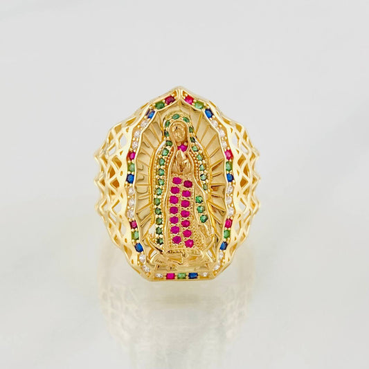 Anillo Virgen de Guadalupe 8.2g / T11 1/4 Oro Amarillo 18K