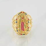 Anillo Virgen de Guadalupe 8.2g / T11 1/4 Oro Amarillo 18K