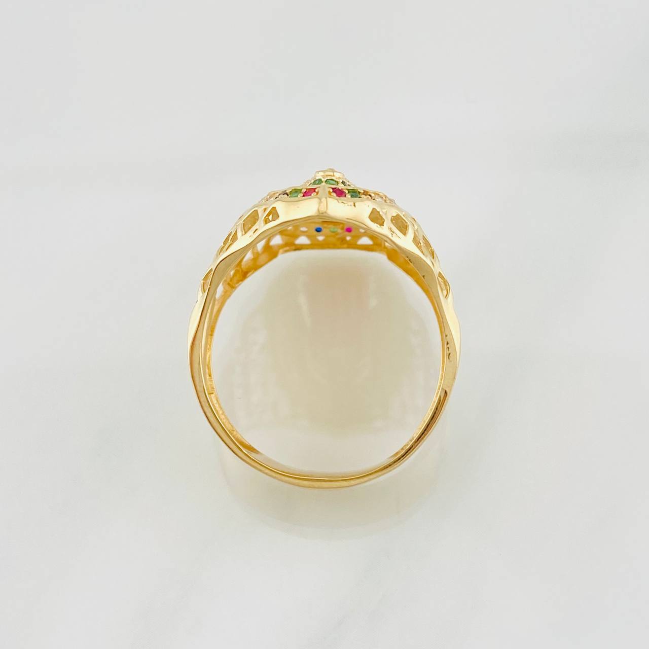 Anillo Virgen de Guadalupe 8.2g / T11 1/4 Oro Amarillo 18K