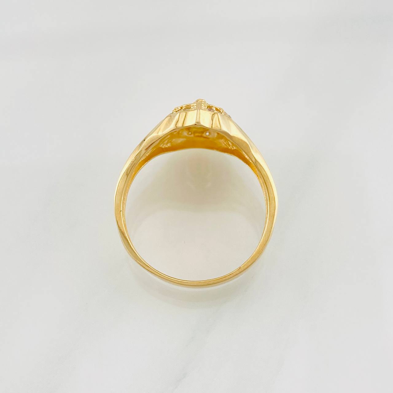 Anillo Virgen de Guadalupe 4.4g / T8 Oro Amarillo 18K